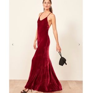 Red Velvet Gown